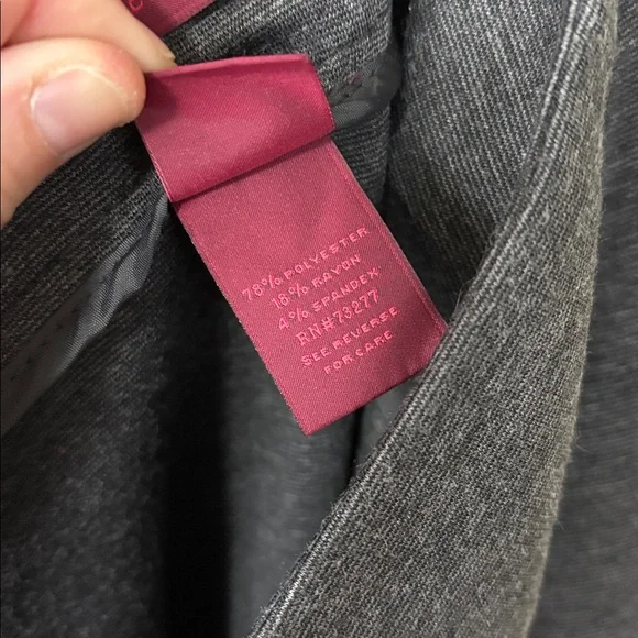 212 Collection Classic Dark Grey A-Line Skirt Size 12 - Picture 4 of 5